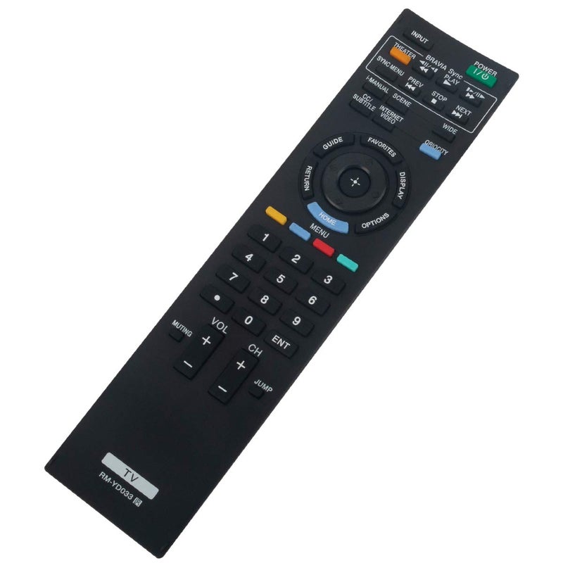 ZdalaMit RM-YD033 RM-YD040 Replace Remote Applicable for Sony Bravia TV KDL-40HX701 KDL-32EX703 KDL-32EX710 KDL-40EX710 KDL-46EX710 KDL-46EX711 KDL-55EX710 KDL-55EX711 KDL-46HX701 KDL-55HX701 KDL-32EX308 - Image 2